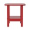 Flash Furniture Red 2 Tier Adirondack Style Patio Side Table LE-HMP-1035-1517H-RD-GG - alternate 6